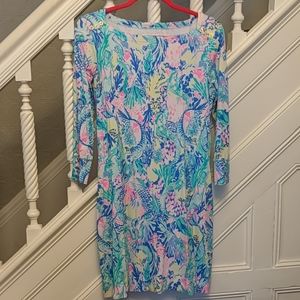 Lilly Pulitzer M Sophie UPF 50 dress Mermaids Cove